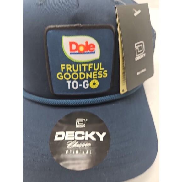 Dole Fruitful Goodness To Go Navy Blue Adjustable Hat - Picture 2 of 9